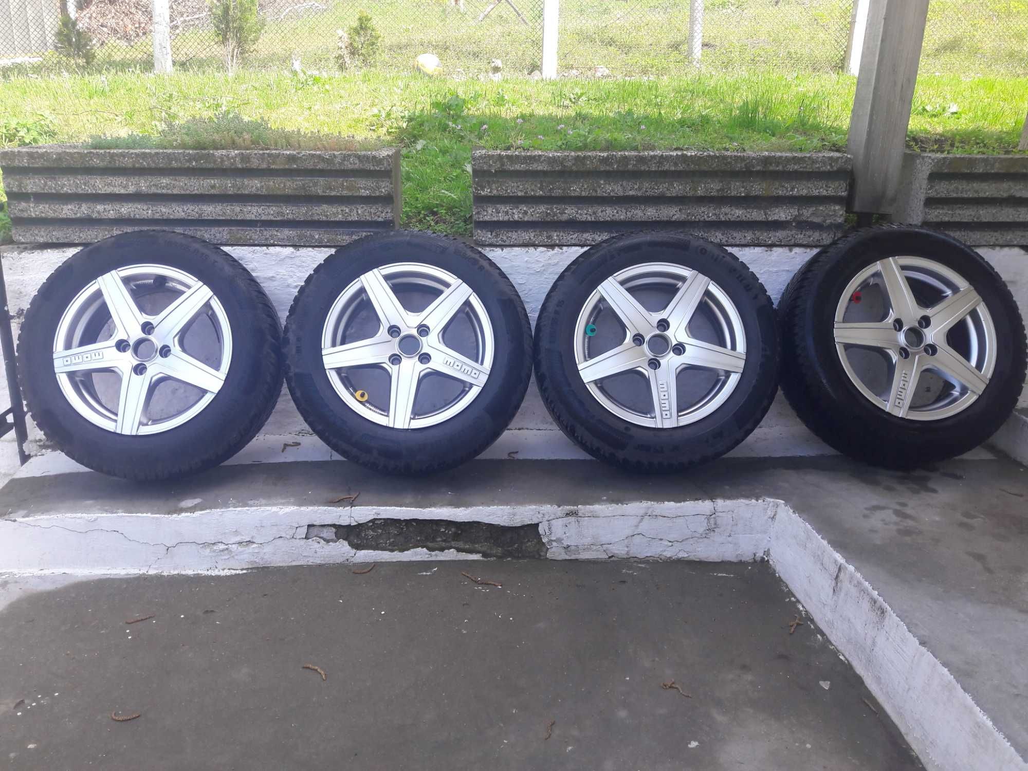 Джанти MOMOHyperstar 15" 4x100 6J ET40,ц.отв.72.3mm с Гуми Continental