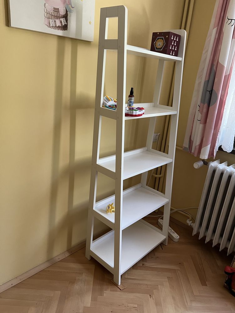 Етажерка HERNING 5 рафта бяла