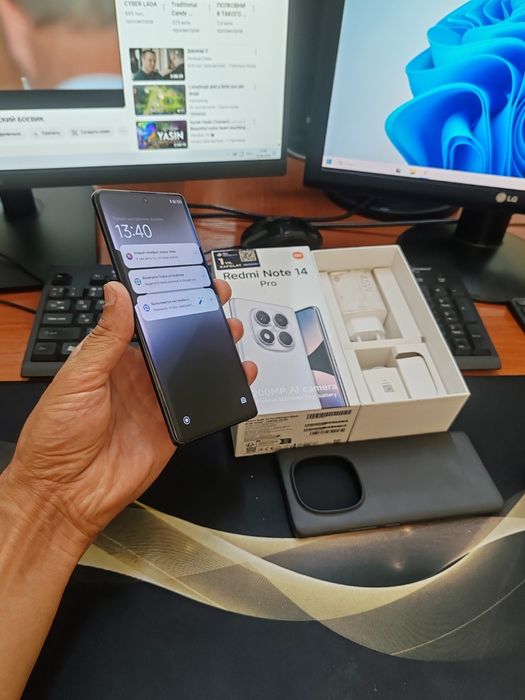 Redmi note 14pro 12/256g(2025)ideal ochilmagan usta kurmagan aybi yuq