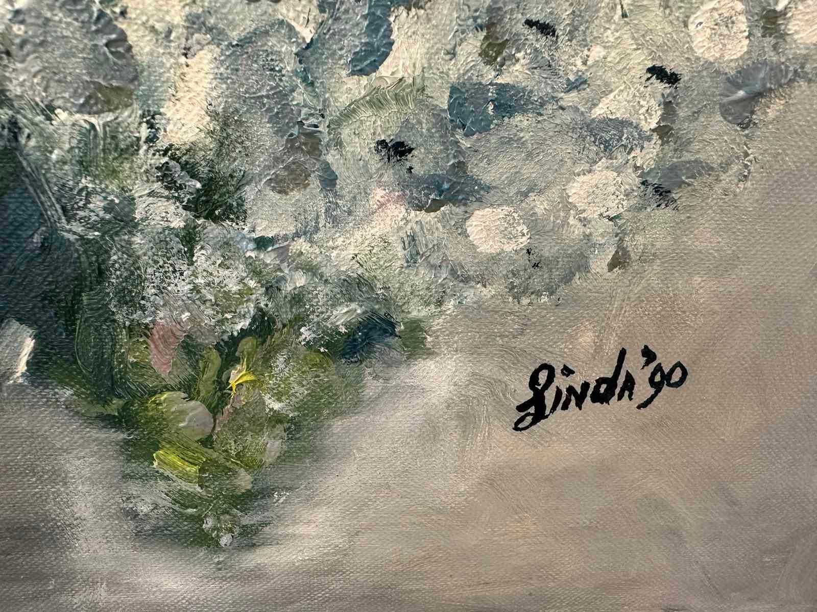 Рисувана картина хортензии Linda`90