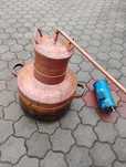 Cazan cupru 70l  cu racitor