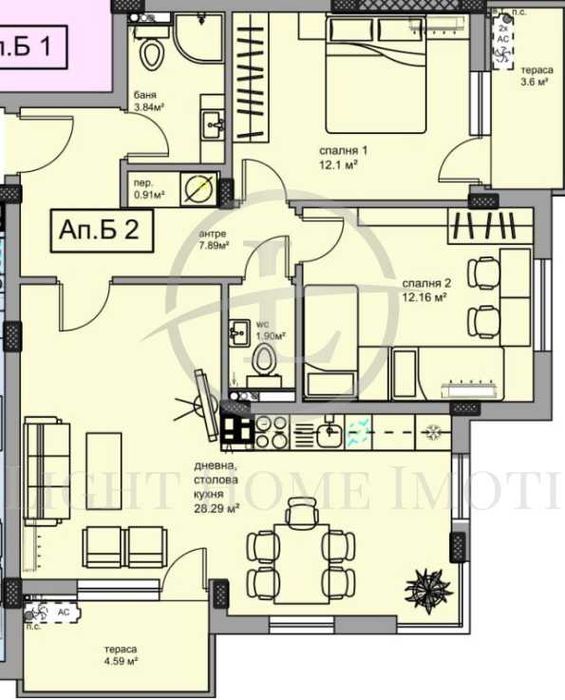 Продава се Тристаен апартамент в Пловдив, Кючук Париж - 113 кв.м за 1380 €/кв.м - Снимка #2