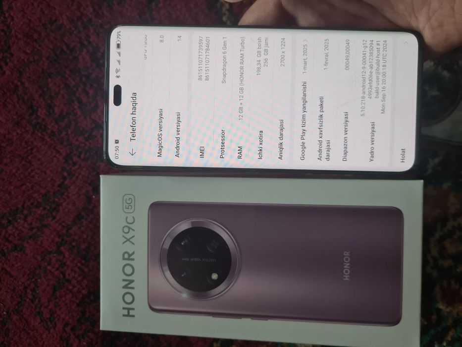 Honor x9c 12/256  5G