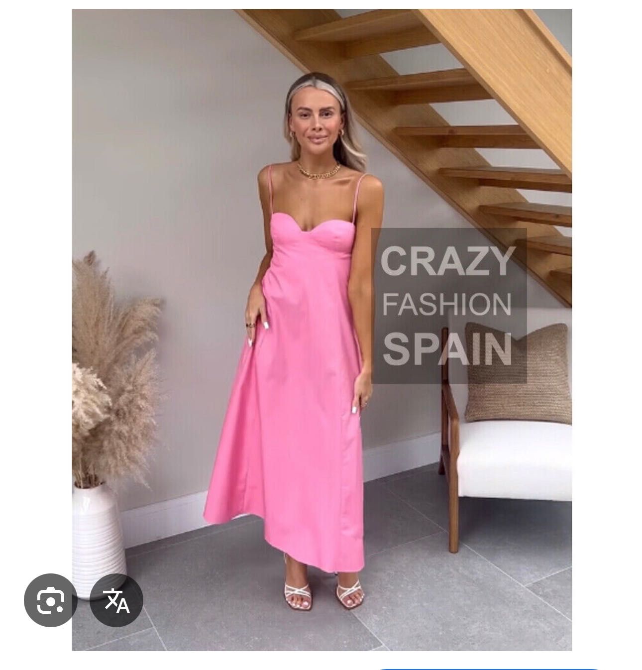 Разкошна рокля Zara суперсвеж цвят