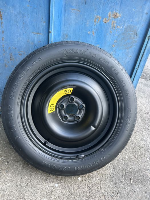 Резервна гума патерица 155/90/18 Mercedes с принадлежности .