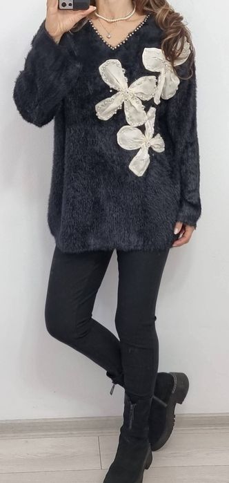 Pulover pufos, colecție nouă Italia