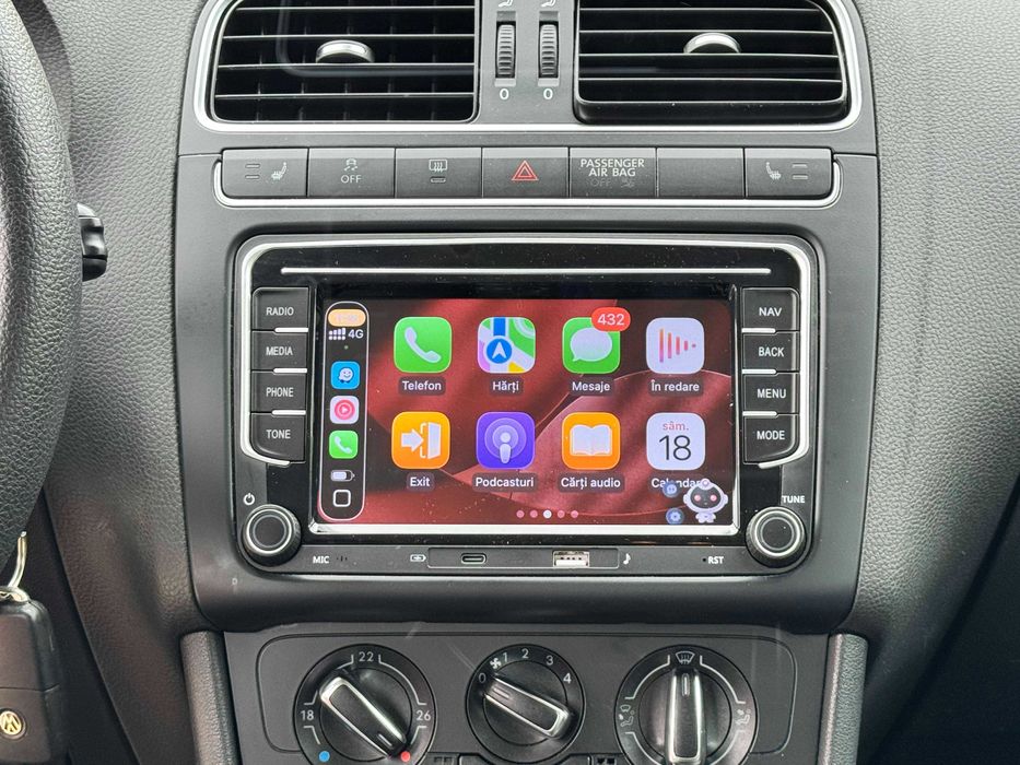 2GB Navigatie Carplay VW Golf Polo Passat CC Tiguan Touran Seat Skoda