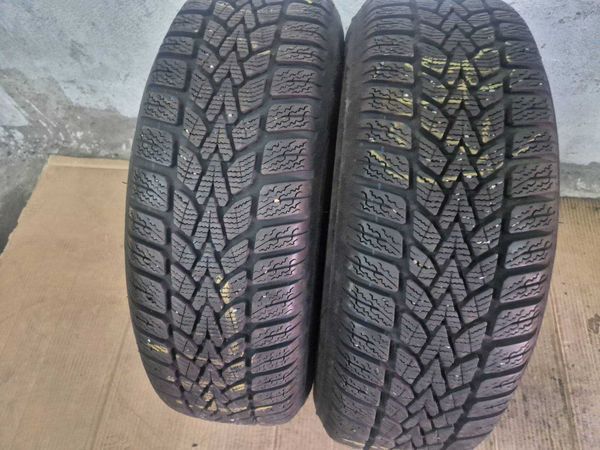 2 Dunlop R15 195/65/ 
зимни гуми 
DOT1418