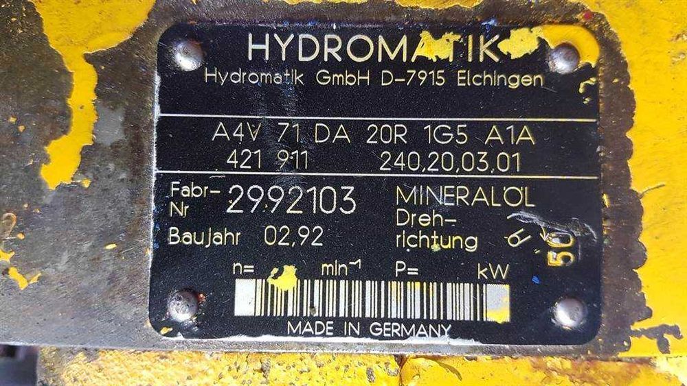 Pompa hidraulica Hydromatik A4V71DA2.0R