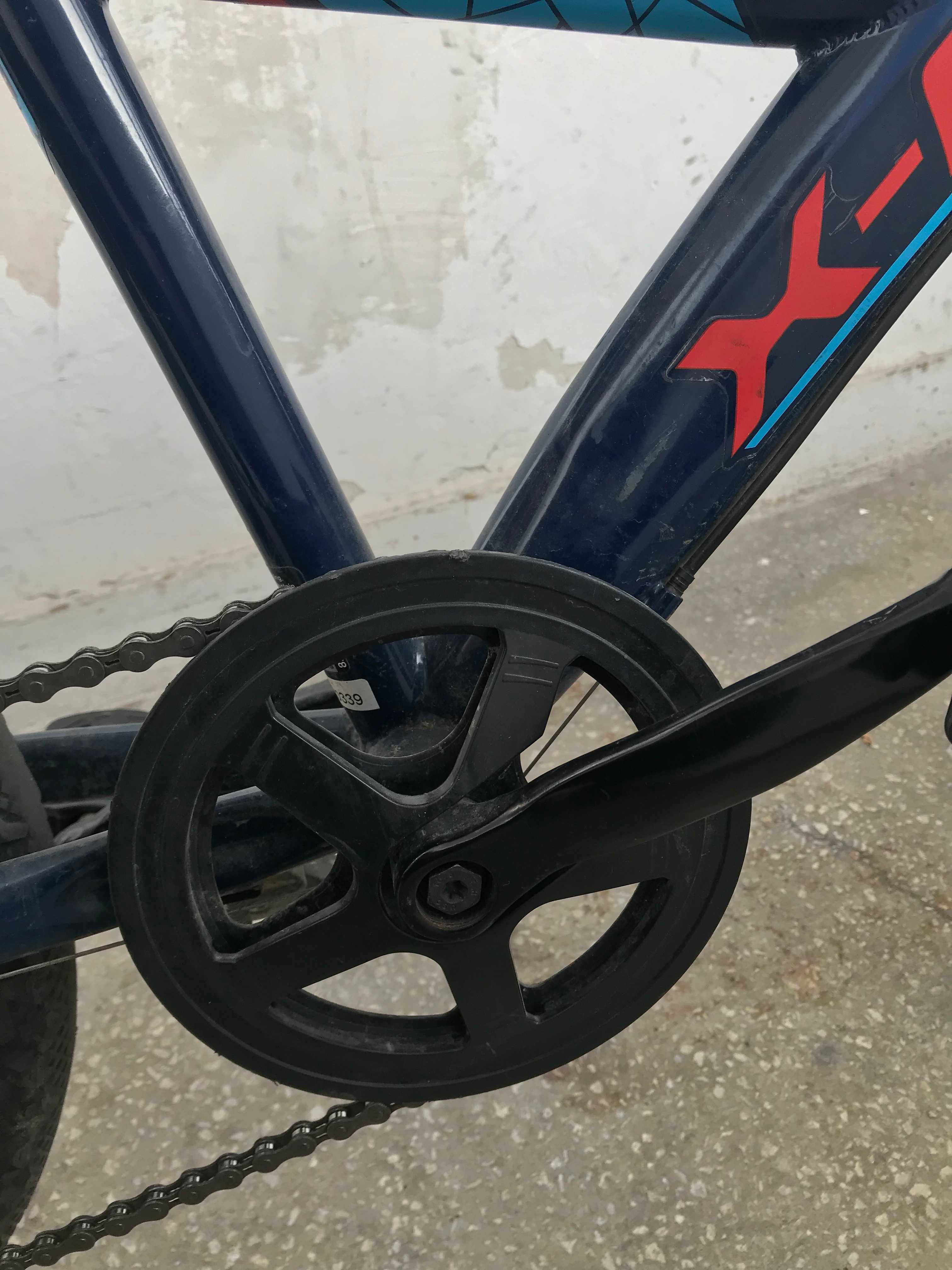 Bicicleta copii X-Fact Spyder 20 inch, 6 viteze, albastra