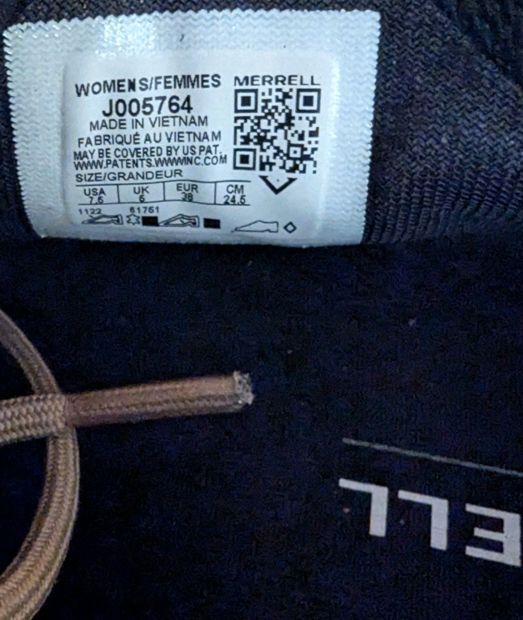 Чисто нови Goretex Merrell обувки номер38