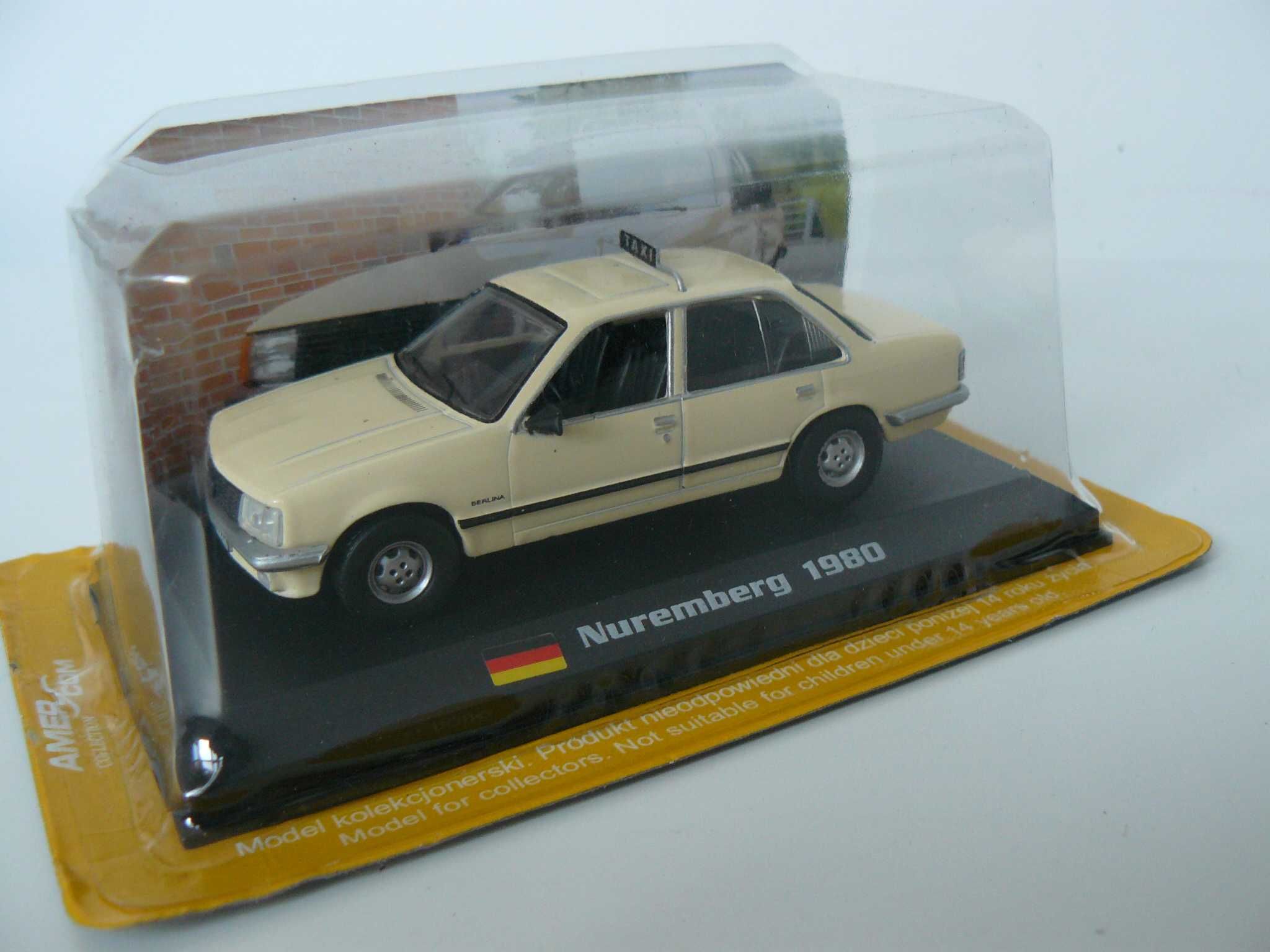 Macheta Auto De Colectie OPEL REKORD E Taxi Scara 1:43, Noua Amercom