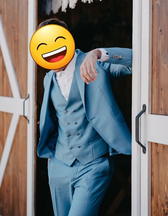 Costum Albastru 3 piese