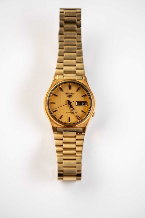 Seiko 5 7s26 Automatic Автомат Златен Оригинал Японски