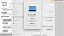 MacBook M1 Pro touch bar