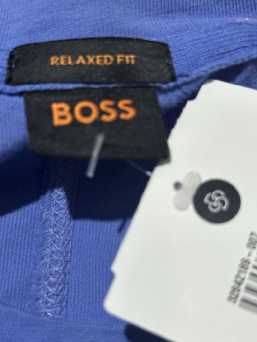 Tricou albastru Boss autentic