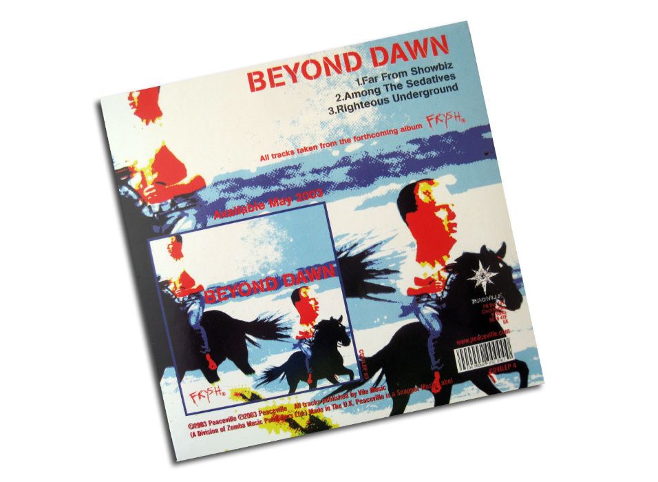 BEYOND DAWN "Far from Showbiz", C.D. single, promo