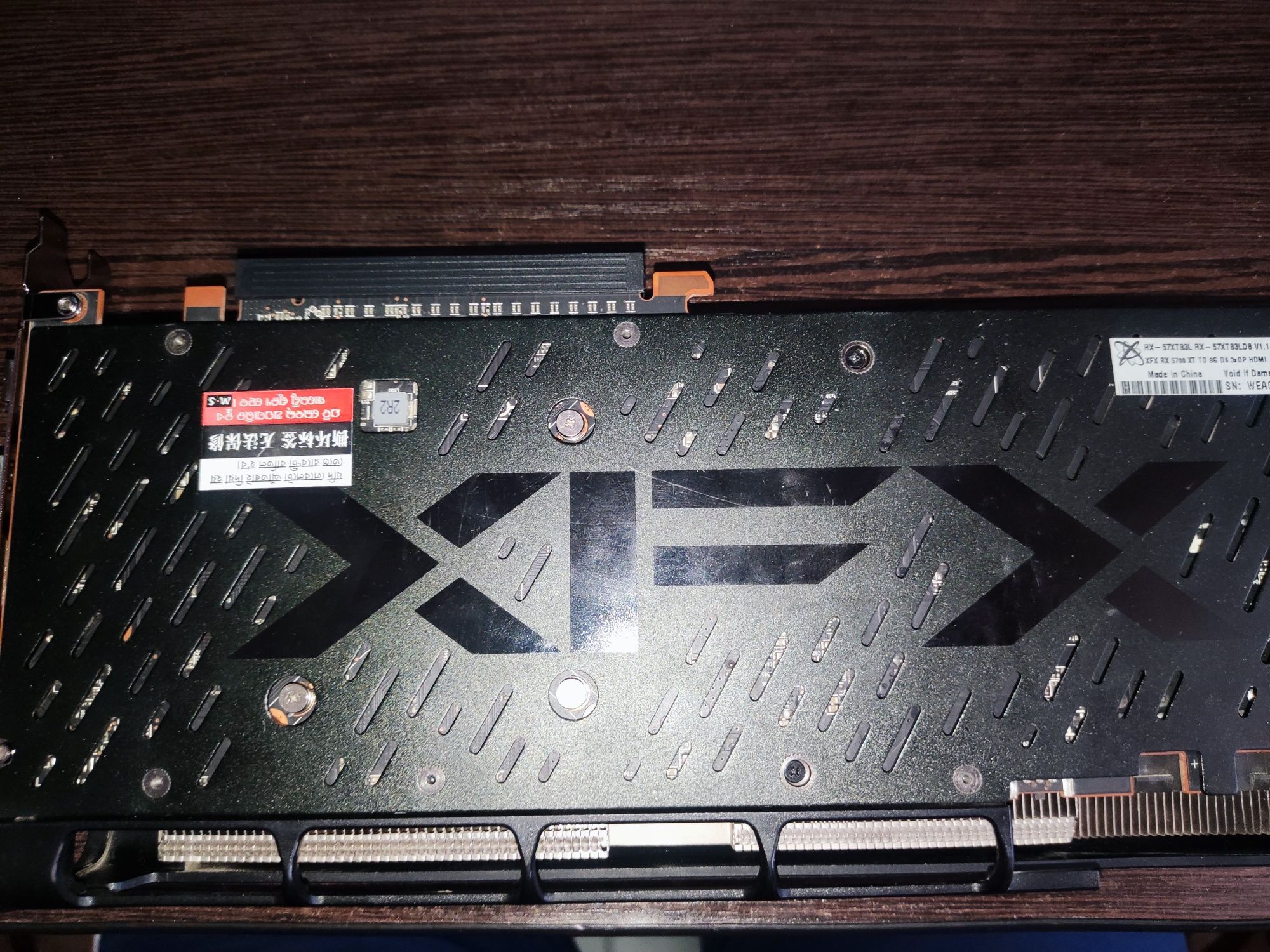 Продам видеокарту AMD XFX RX 5700 XT 8GB GDDR6