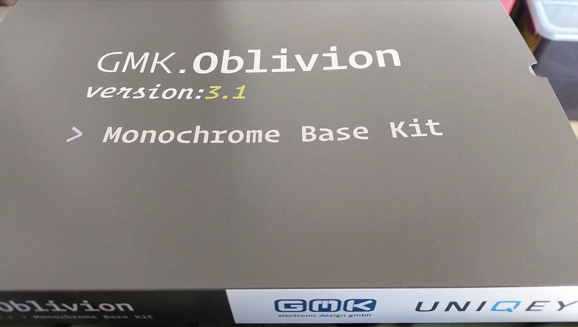 Keycaps GMK Oblivion 3.1 monochrome base kit капачки за клавиатура