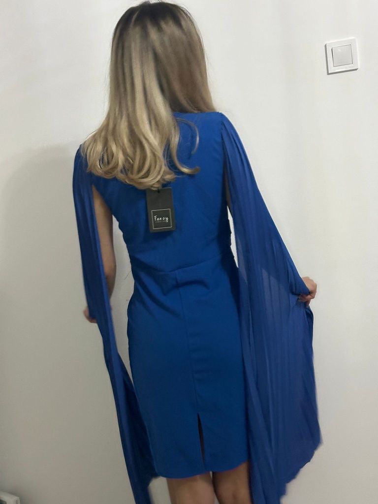 Rochie, eleganta, albastra