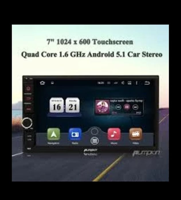 Pumpkin Авто Радио GPS навигация 7 инча Quad Core 2DIN Android