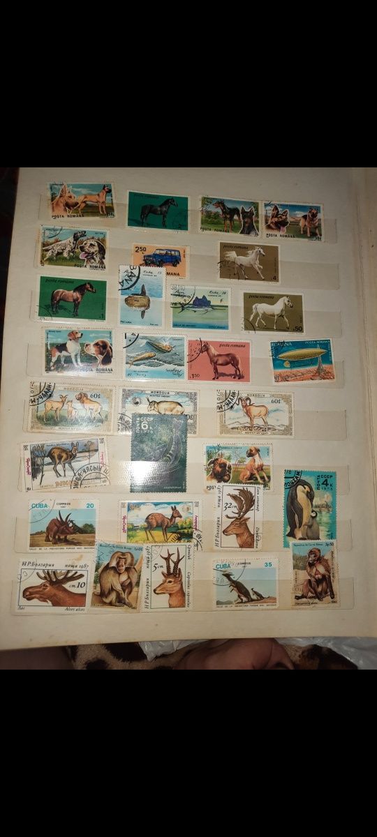 Colecție de timbre vechi