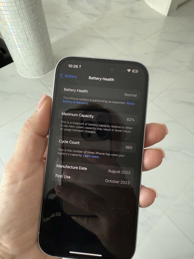 Iphone 15 син 128 GB
