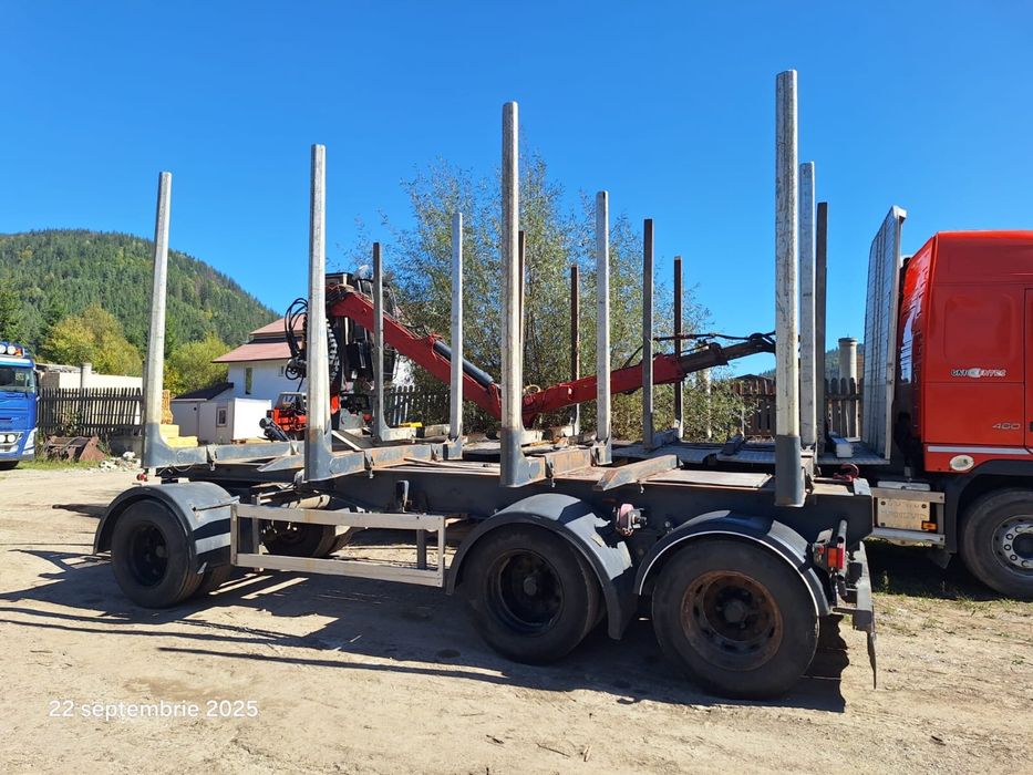 Remorca Jyki V31 2008 transport forestier lemn bustean