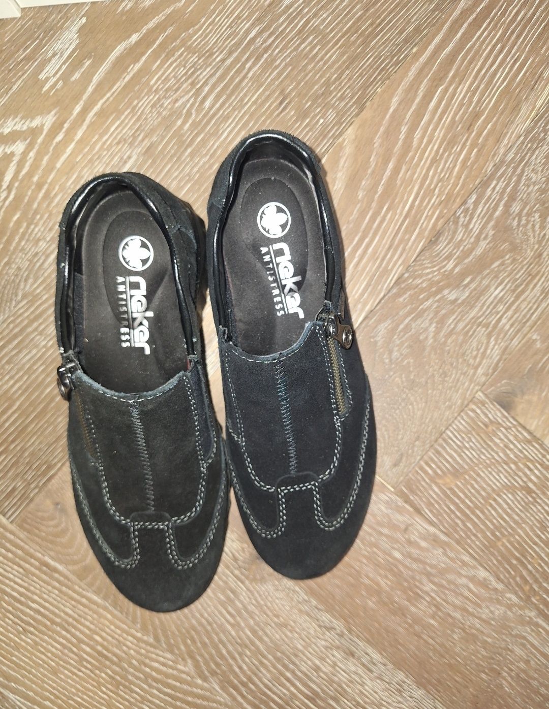 Pantofi Rieker piele intoarsa 37