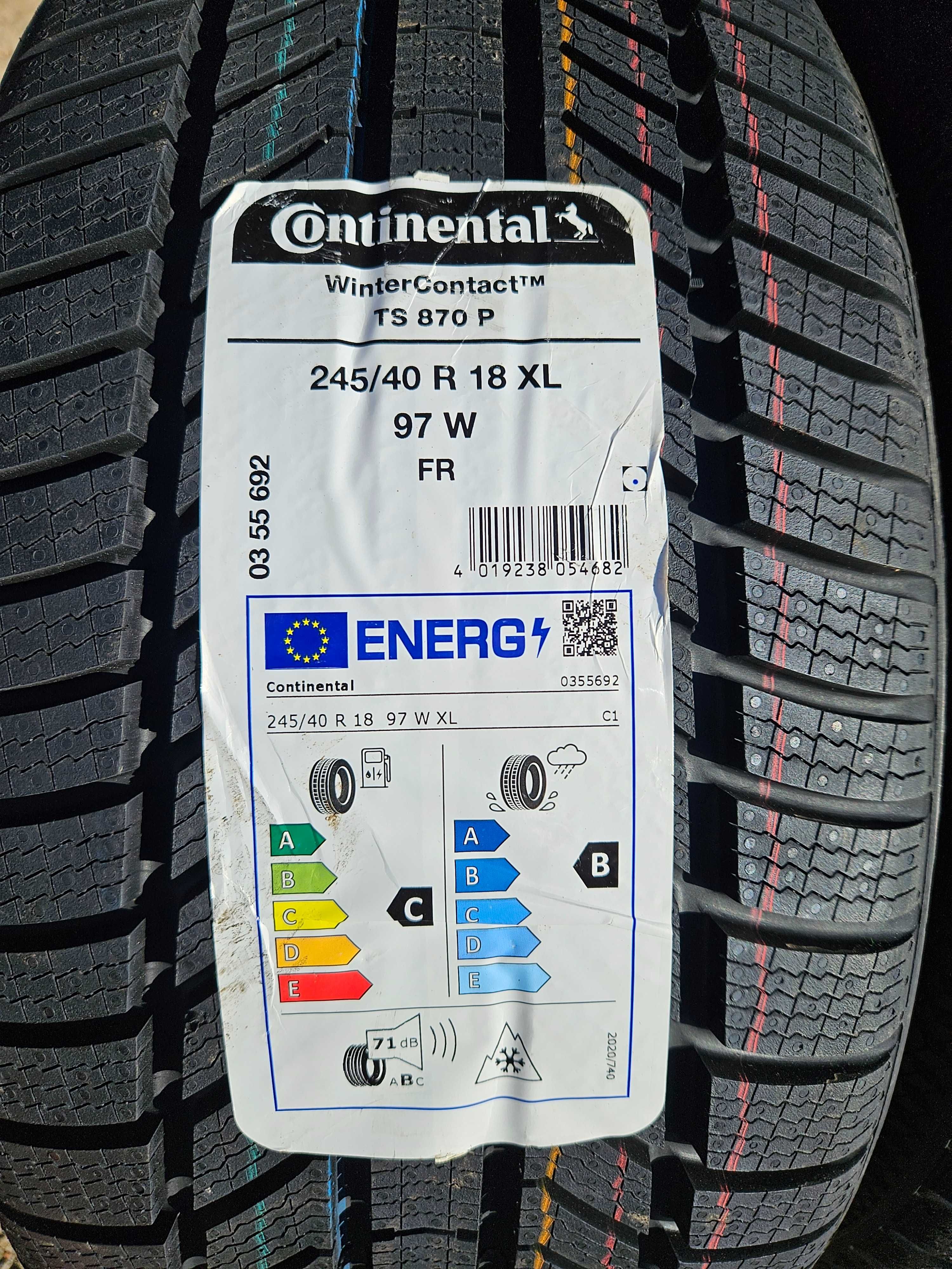 Нови зимни гуми 240/40R18 Continental WC TS870P XL FR 97W DOT2024