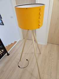 Lampadar Insignio, Mustard, MDF, 38x38x140 cm