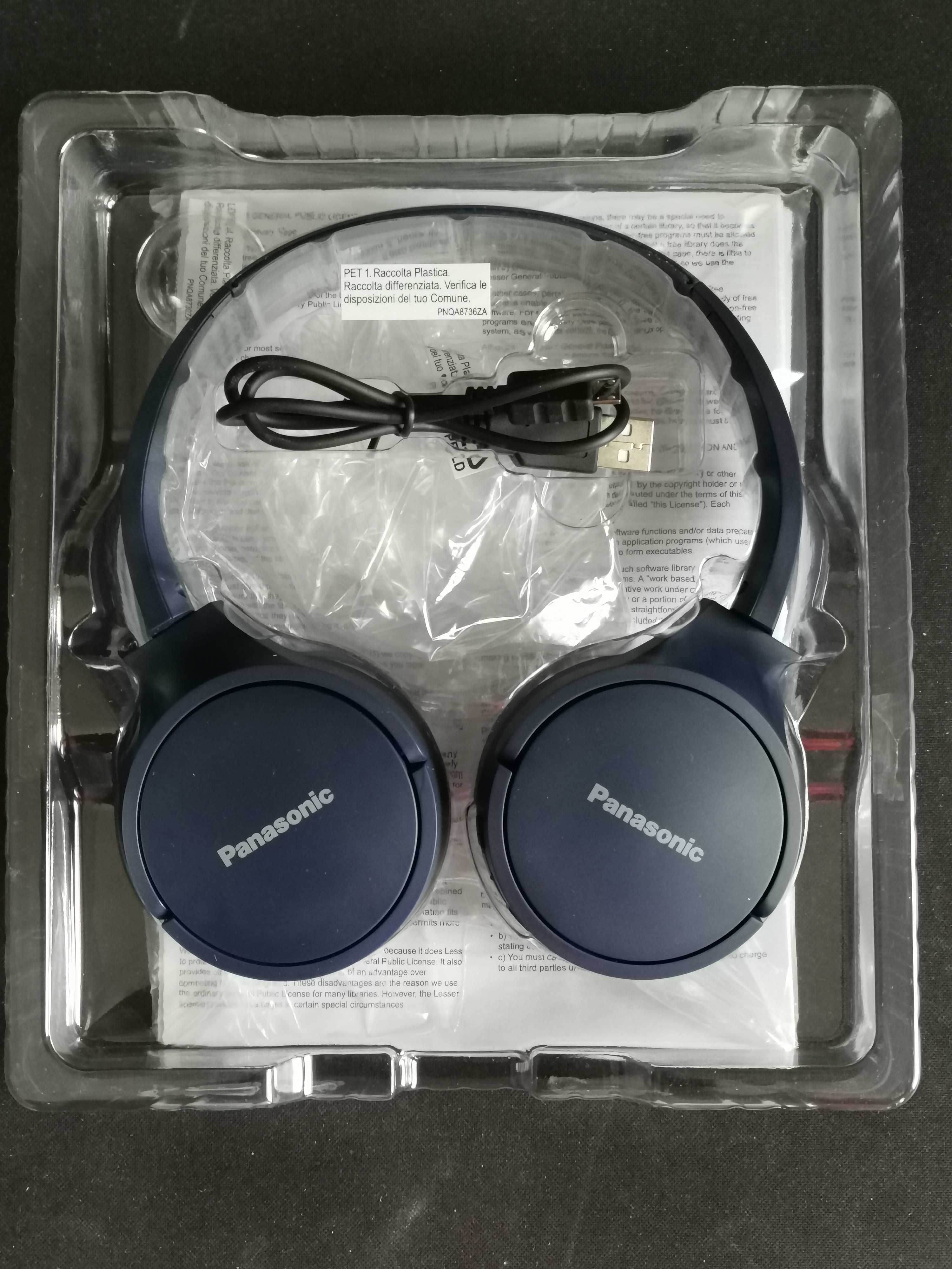 Panasonic RB-HF420B Wireless Bluetooth XBS слушалки
