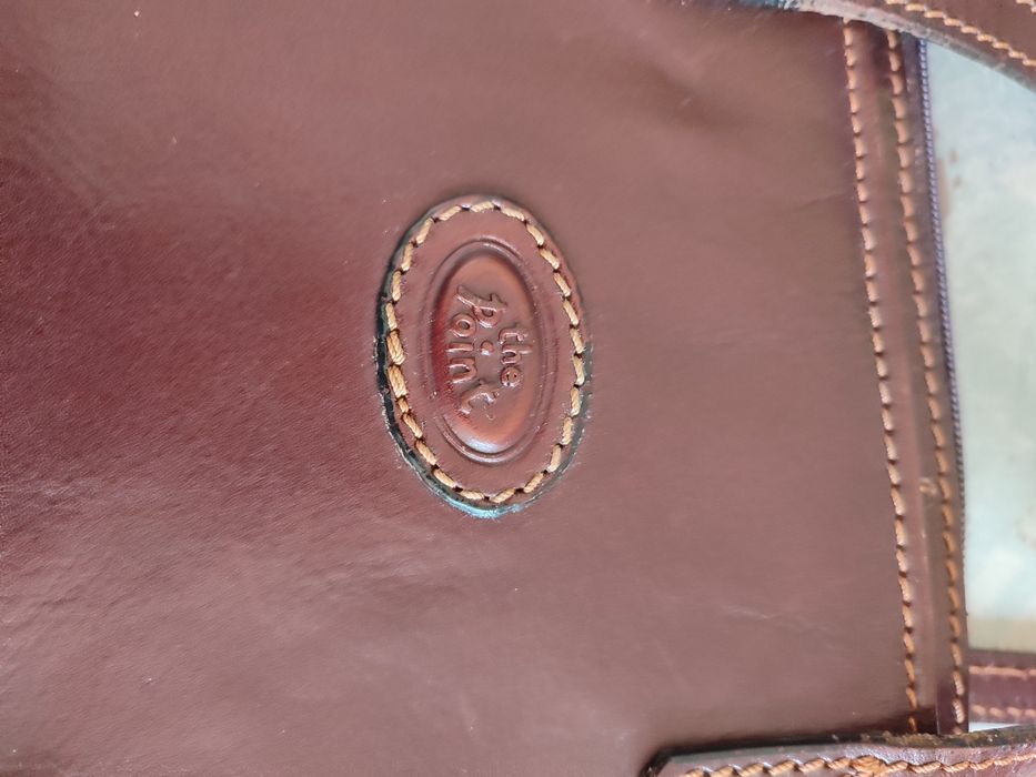 кожен колан Италия в много добро състояние размер XL итал кожена чанта