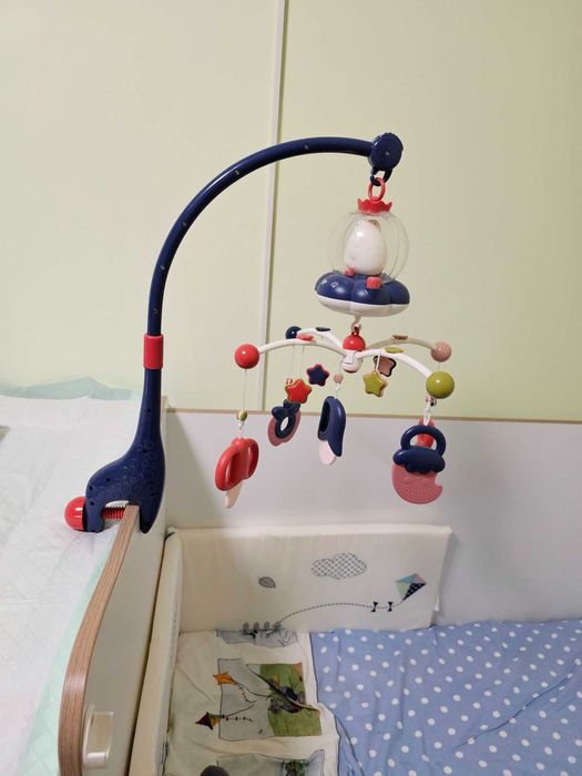 KIKKA BOO Музикална въртележка ALL IN ONE синя