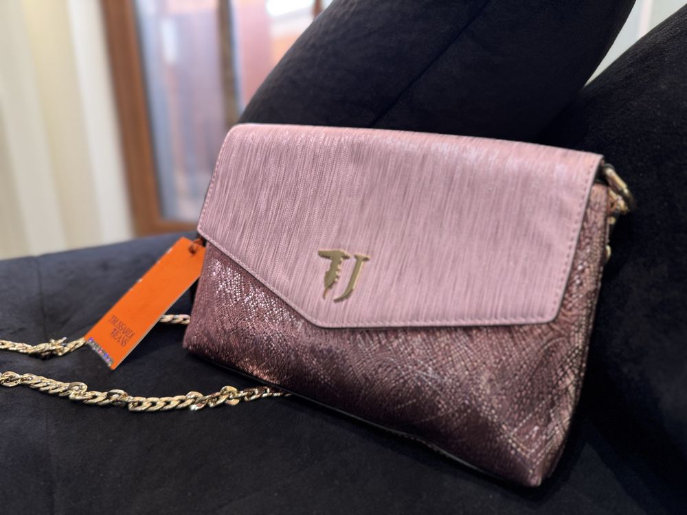 Дамска розова чанта Trussardi