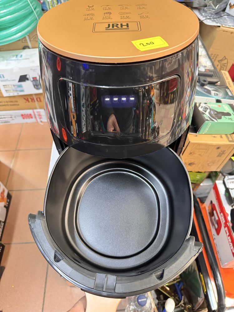 Friteuza fara Ulei Air Fryer, Display digital, functie de coacere