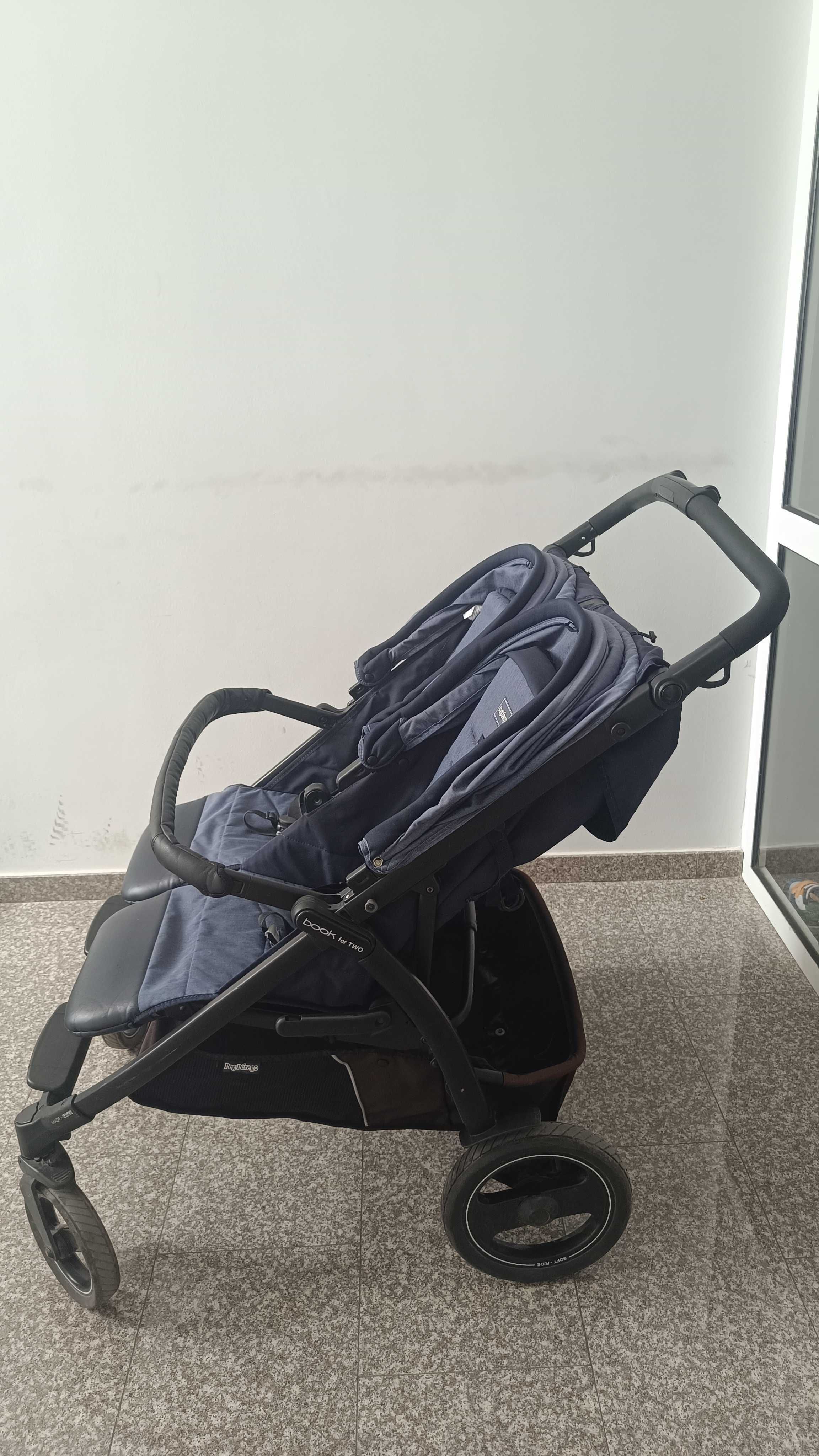 Детска количка за близнаци Peg Perego book for two - Пег Перего