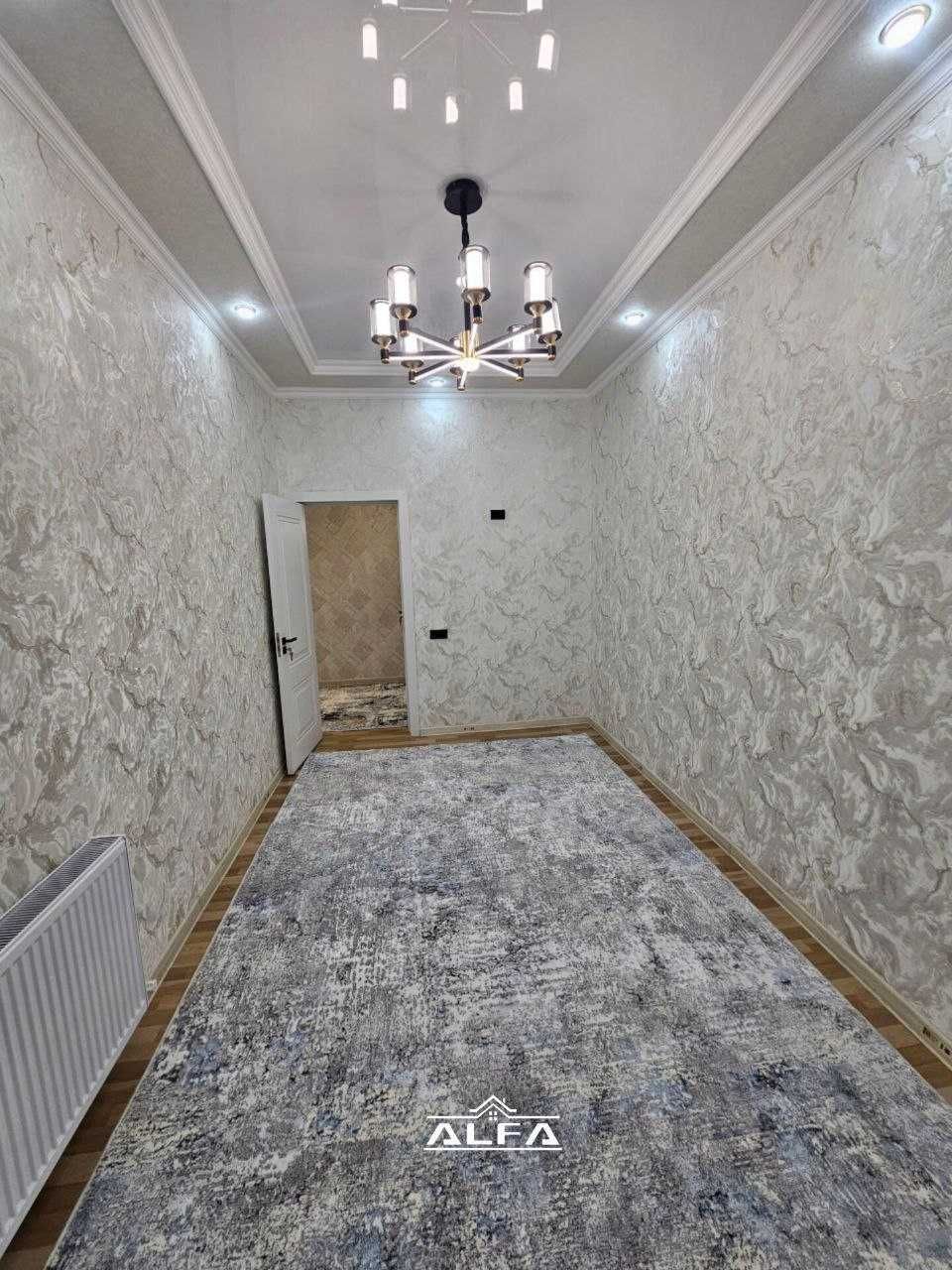 2 xonali qilingan 46m² 1-qavat.