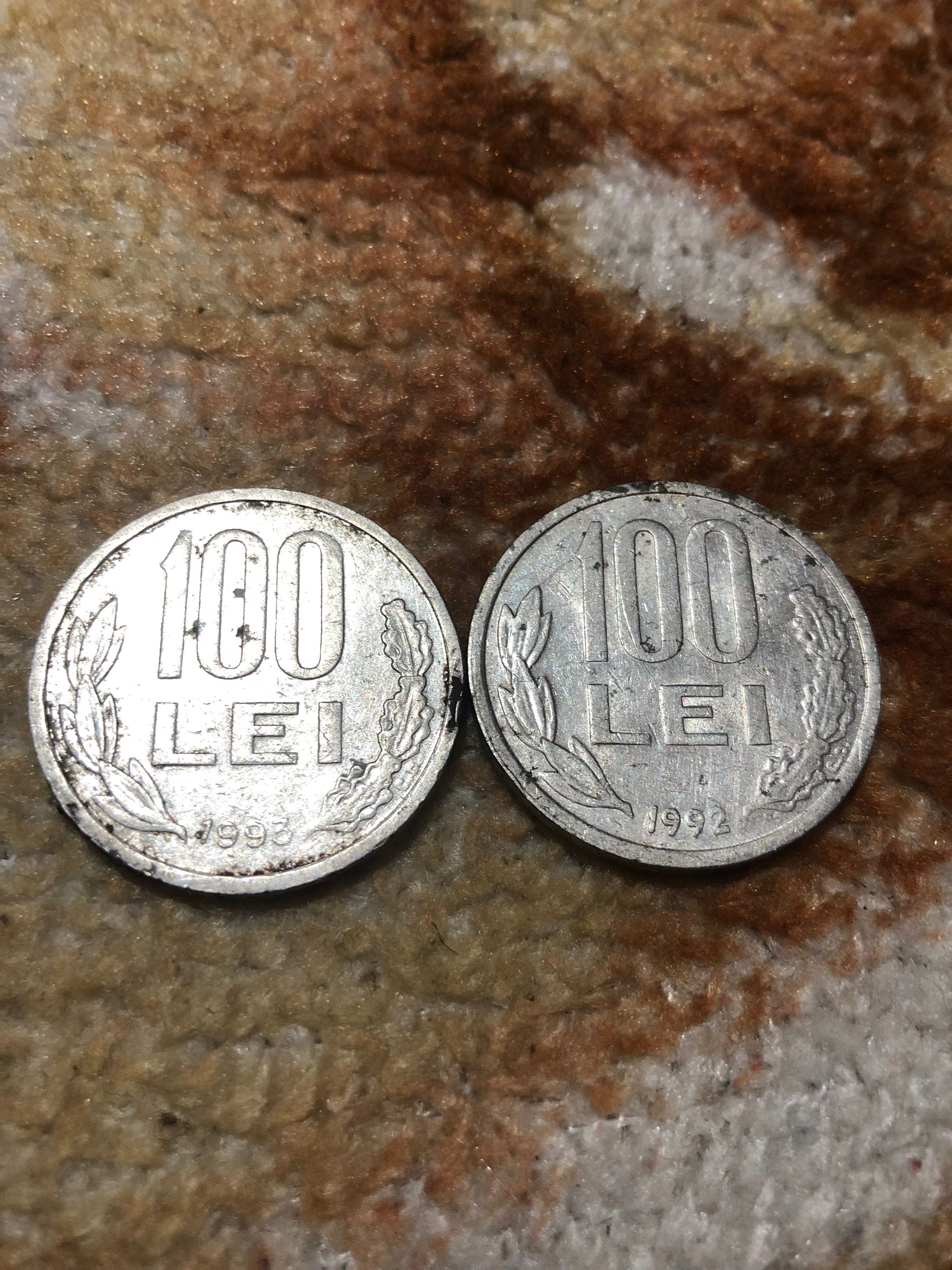 Monede 100 Lei Anii 1992-1993
