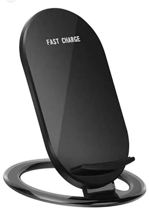 Suport / Incarcator Wireless Pentru Birou Negru