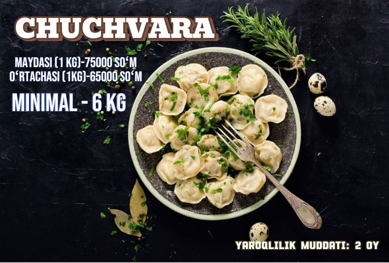 Zakazga domashniy chuchvara qilinadi!!!