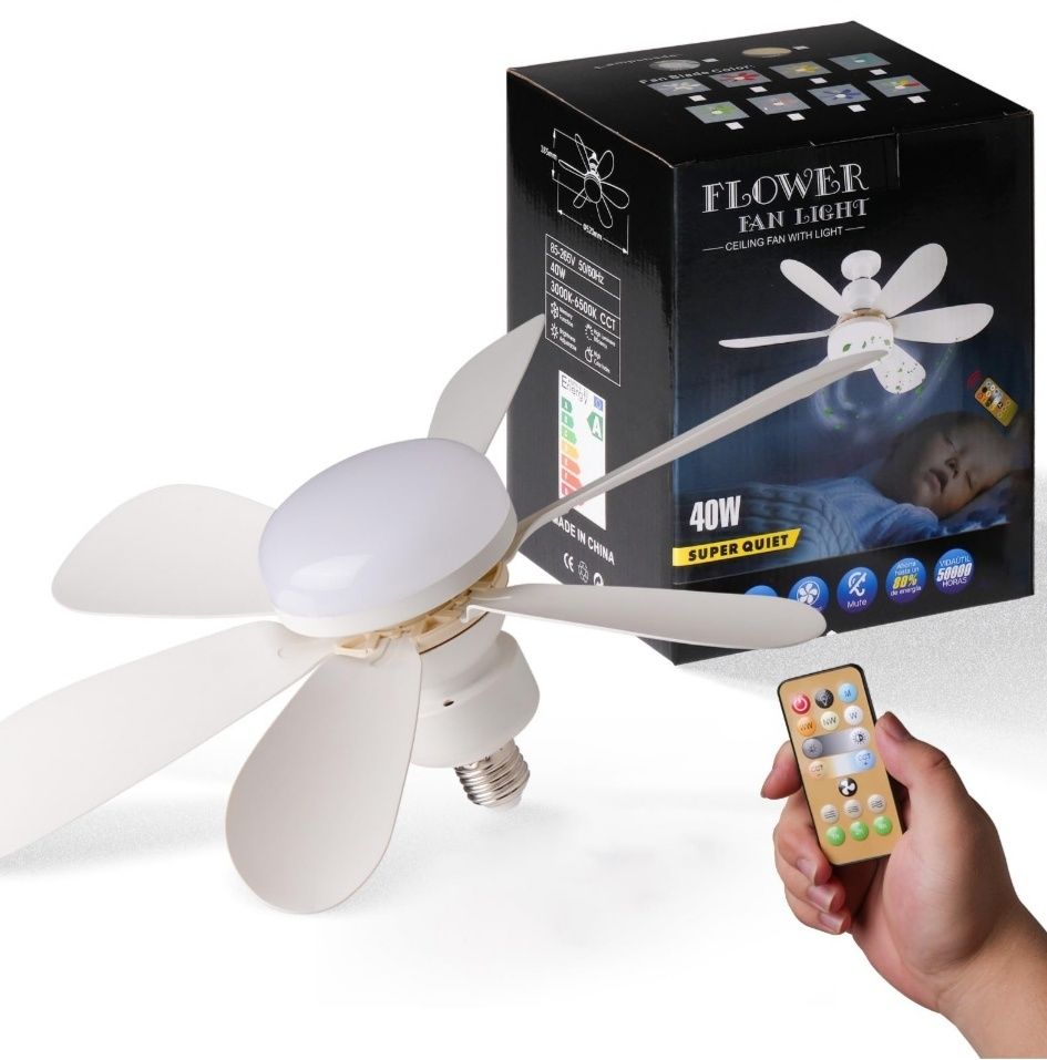 Fan  Light  lampa