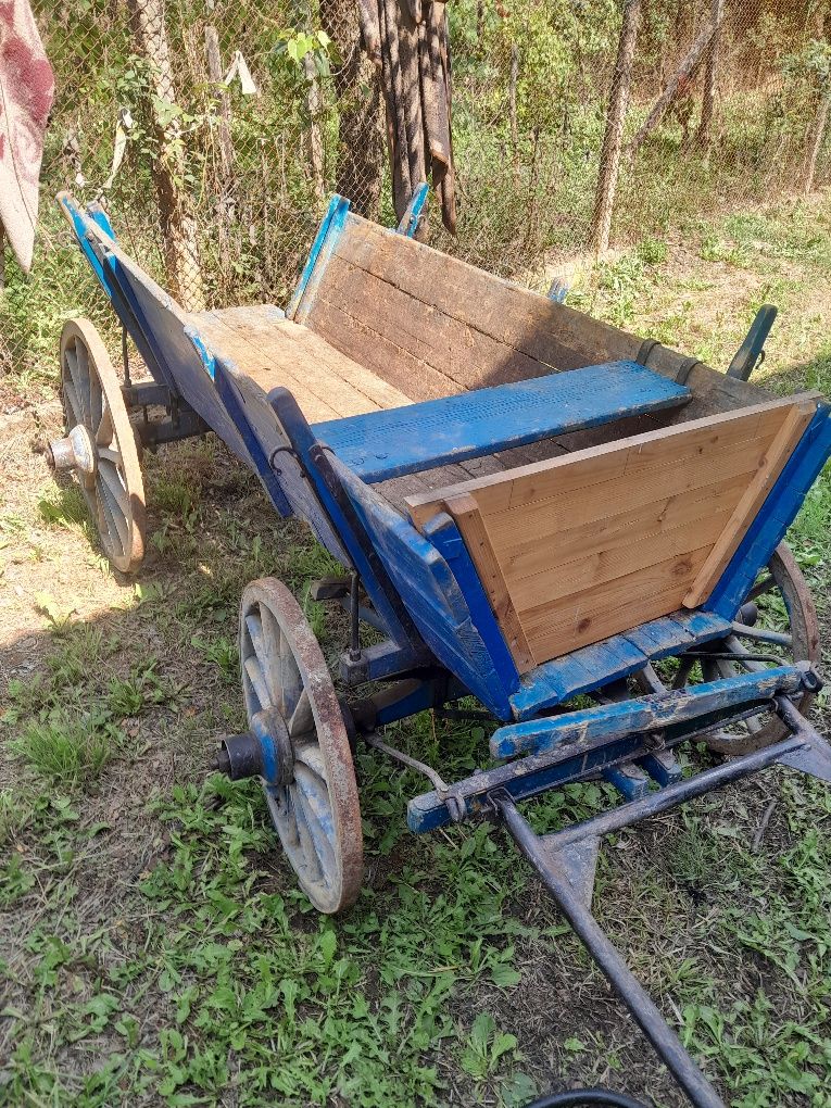 Селска дървена каруца (автентична)
