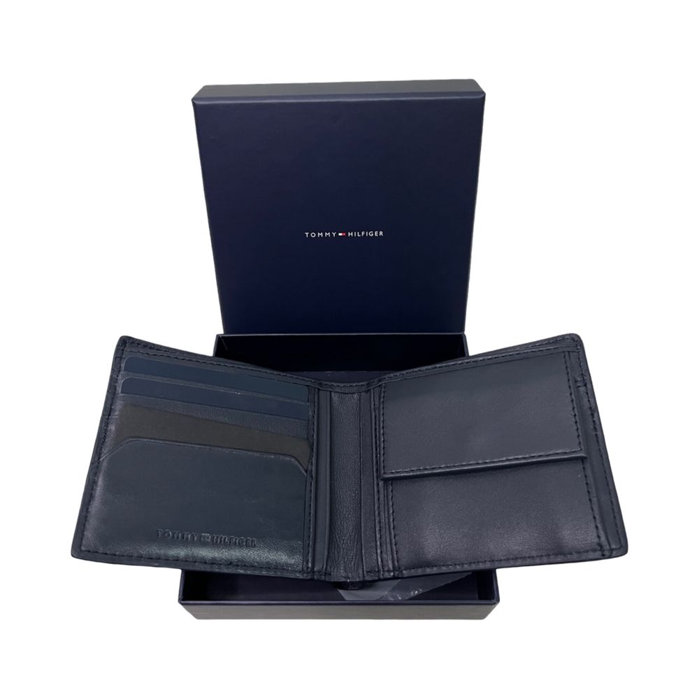 Оригинален мъжки портфейл Tommy Hilfiger AM0AM11115_BLU_0GZ
