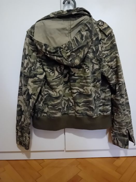 Дамско дънкови, камуфлажно яке, Estacot, размер S/M
