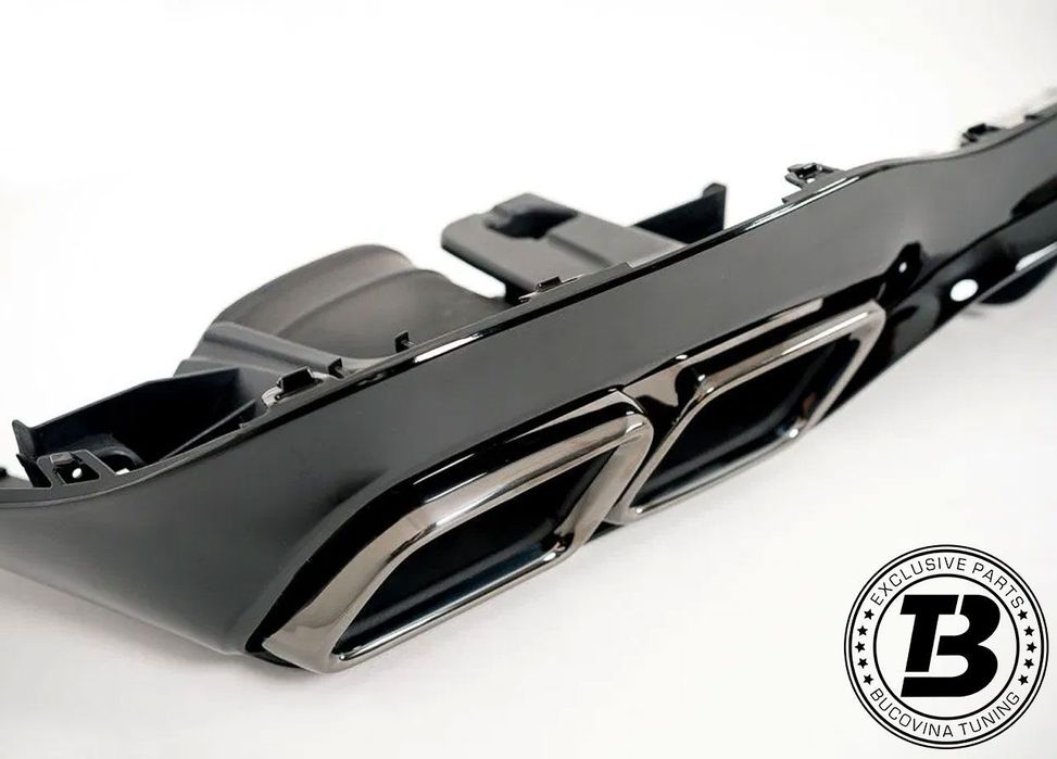 Difuzor Bara Spate cu Ornamente compatibil cu Mercedes E Class W213 E63 Design