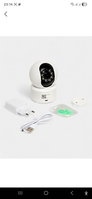 Камера видеонаблюдения для дома, уличная c WIFI 360° Full HD, автослеж