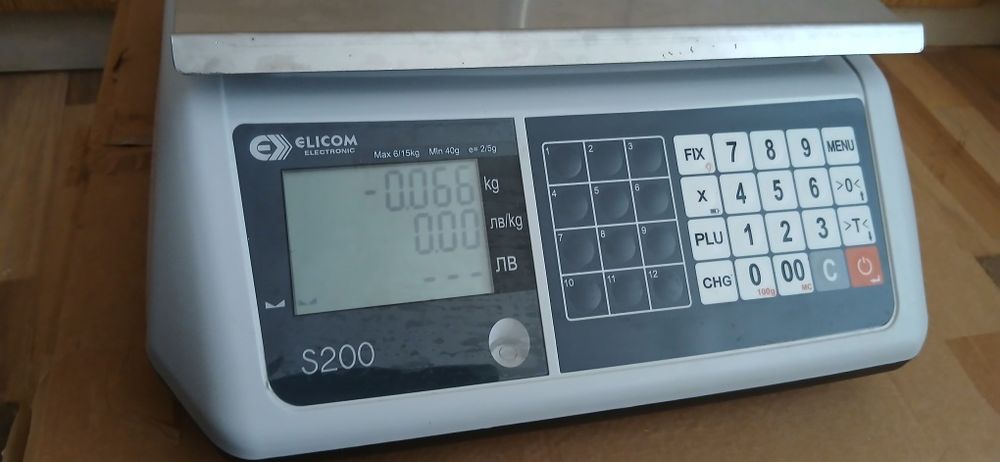 Електронна везна по БДС и НАП  Еликом S200 L 6/15 с локатор