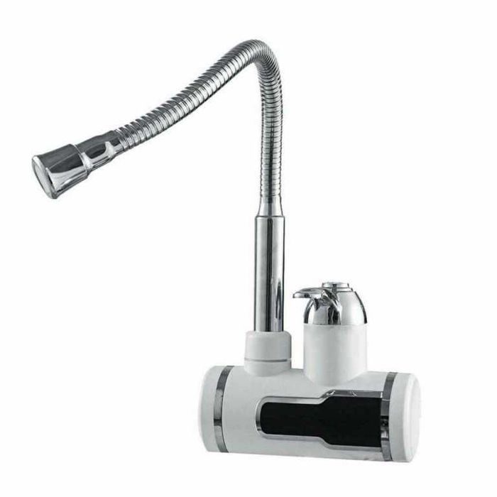 Нагревател за топла вода с гъвкъв,твърд чучур за кухня баня мивка плот