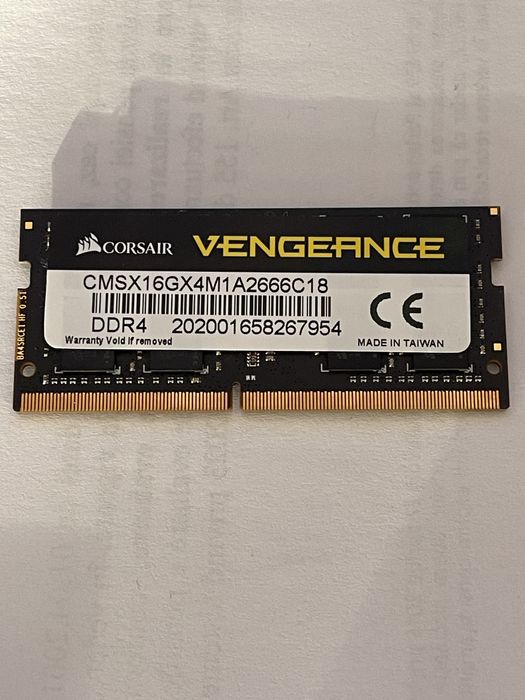 Vand memorie Laptop DDR 4  16GB Corsair